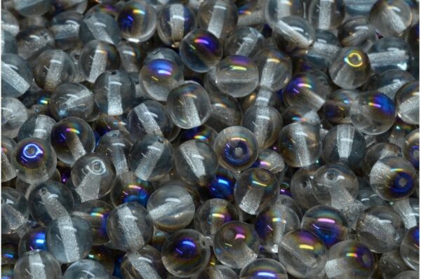 Round Druck Beads 6mm - Image 1