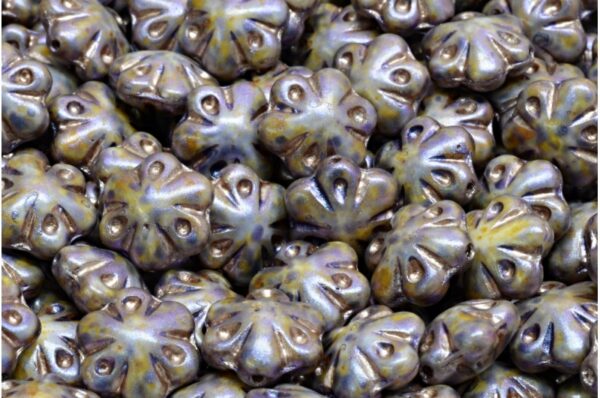 Folklore Flower Beads 11x11mm - Image 1