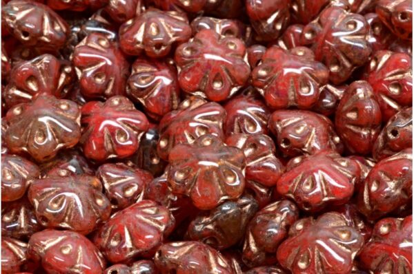 Folklore Flower Beads 11x11mm - Image 1
