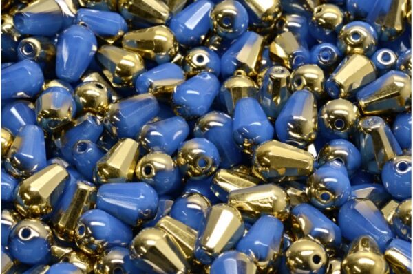Firepolished Drop Beads 8x6mm - Image 1