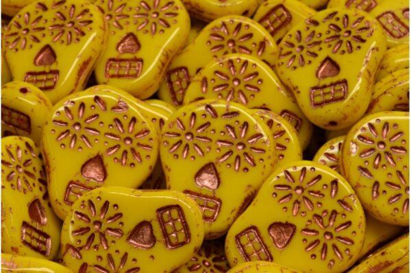 Sugar Skull Beads 20x16mm - Imagen 1