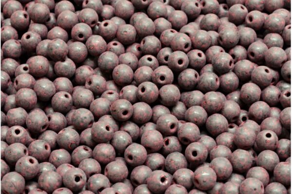 Round Druck Beads 4mm - Imagen 1