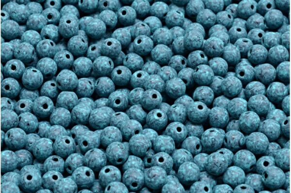 Round Druck Beads 4mm - Imagen 1