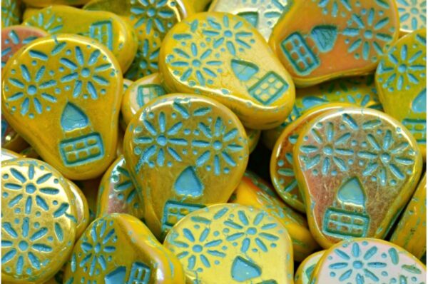 Sugar Skull Beads 20x16mm - Imagen 1
