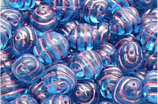 Lined Oval Beads 12x10mm - Imagen 1
