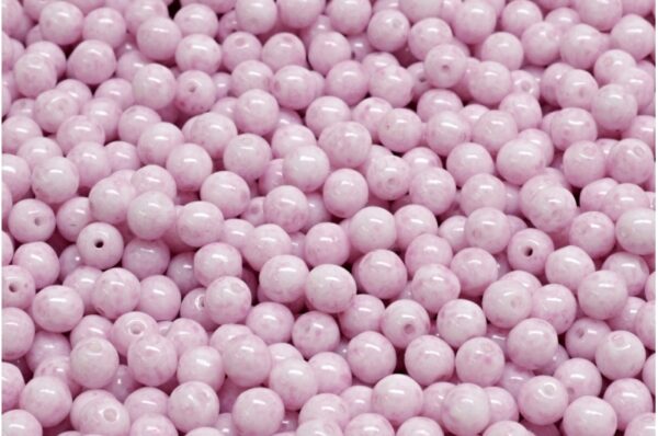 Round Druck Beads 4mm - Imagen 1