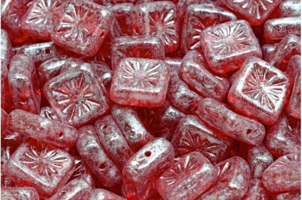 Squared Kiwi Beads 10x10mm - Image 1
