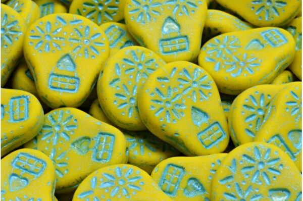 Sugar Skull Beads 20x16mm - Imagen 1