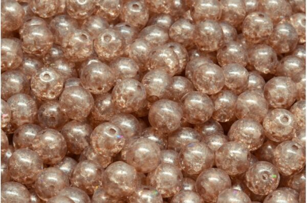 Round Druck Beads 6mm - Image 1