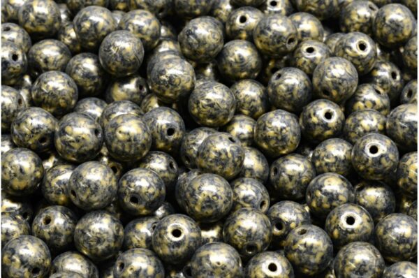 Round Druck Beads 6mm - Image 1