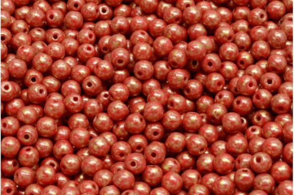 Round Druck Beads 4mm - Imagen 1