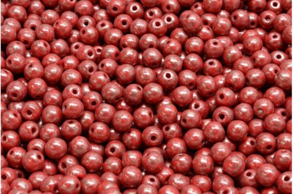 Round Druck Beads 4mm - Imagen 1