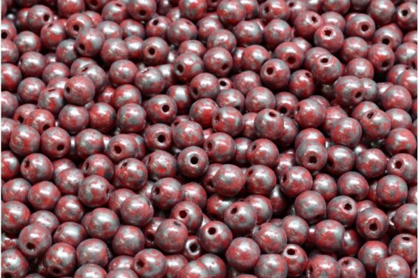Round Druck Beads 4mm - Imagen 1