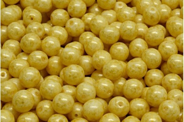 Round Druck Beads 6mm - Image 1