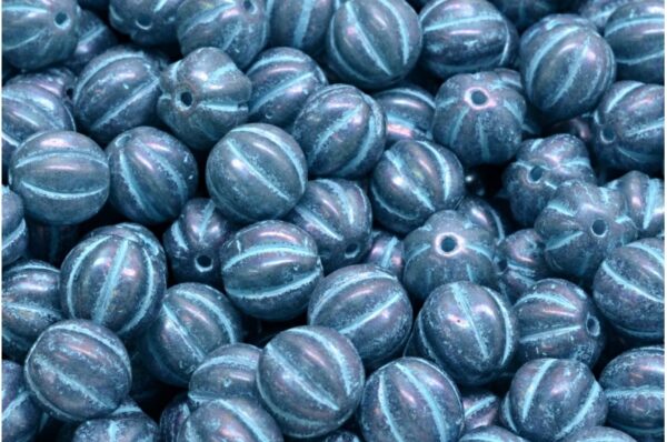 Melon Beads 8x8mm - Image 1