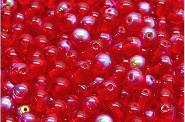 Round Druck Beads 6mm - Image 1