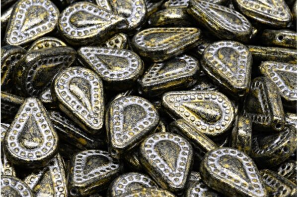 Filigree Tear Drop Beads 14x10mm - Imagen 1