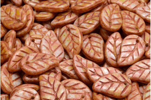 Elm Leaf Beads 14x9mm - Imagen 1