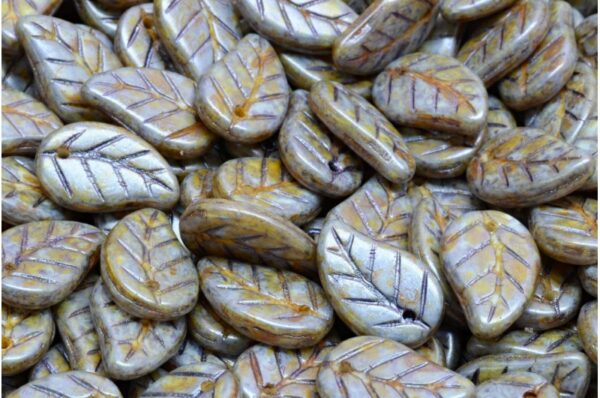 Elm Leaf Beads 14x9mm - Imagen 1