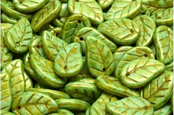 Elm Leaf Beads 14x9mm - Imagen 1