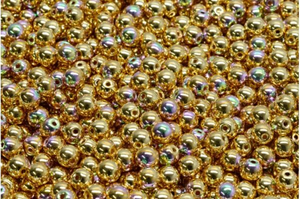 Round Druck Beads 4mm - Imagen 1