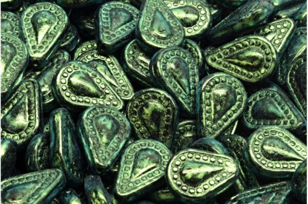 Filigree Tear Drop Beads 14x10mm - Imagen 1