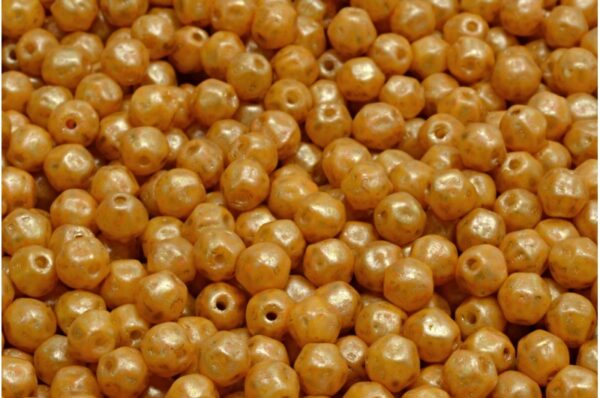 Fancy Round Druck Beads 4x4mm - Image 1
