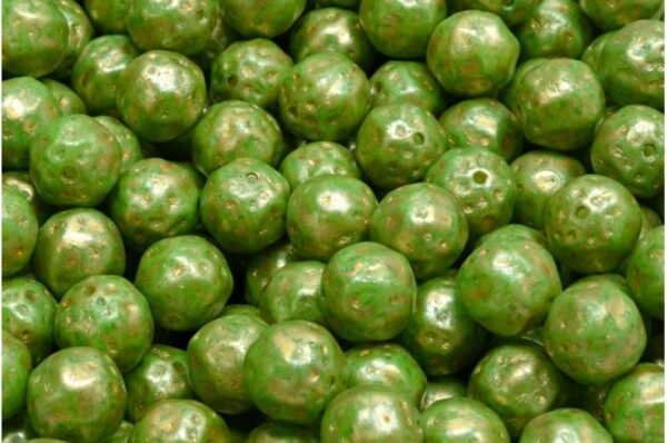 Fancy Round Druck Beads 8x8mm - Image 1