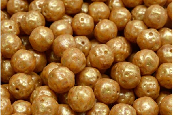 Fancy Round Druck Beads 8x8mm - Image 1