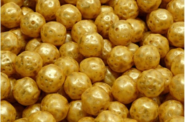 Fancy Round Druck Beads 8x8mm - Image 1