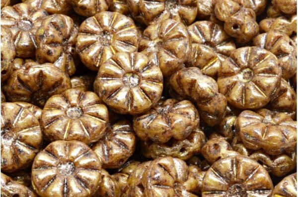 Sun Flower Beads 12x12mm - Image 1