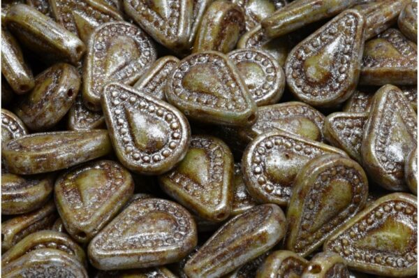 Filigree Tear Drop Beads 14x10mm - Imagen 1