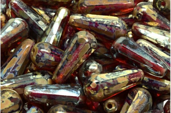 Firepolished Drop Beads 20x9mm - Imagen 1