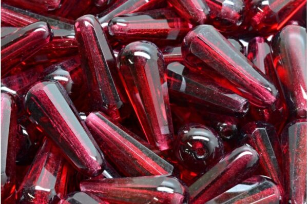 Firepolished Drop Beads 20x9mm - Image 1