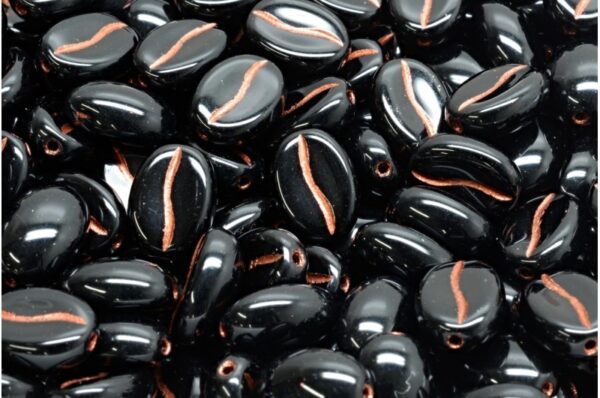 Coffee Bean Beads 11x8mm - Imagen 1