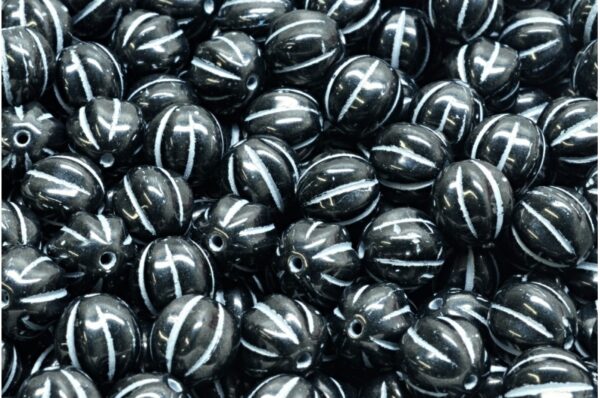 Melon Beads 8x8mm - Image 1