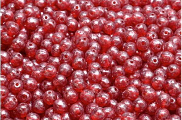 Round Druck Beads 4mm - Imagen 1