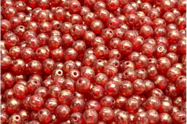 Round Druck Beads 4mm - Imagen 1