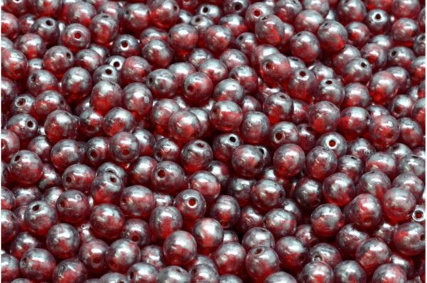 Round Druck Beads 4mm - Imagen 1