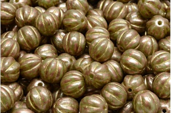 Melon Beads 8x8mm - Image 1