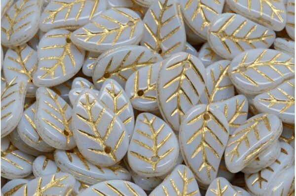 Elm Leaf Beads 14x9mm - Imagen 1