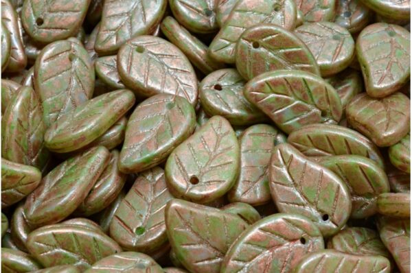 Elm Leaf Beads 14x9mm - Imagen 1