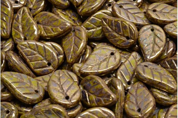 Elm Leaf Beads 14x9mm - Imagen 1