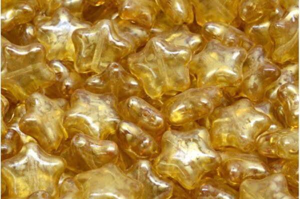 Flat Star Beads 12x12mm - Image 1