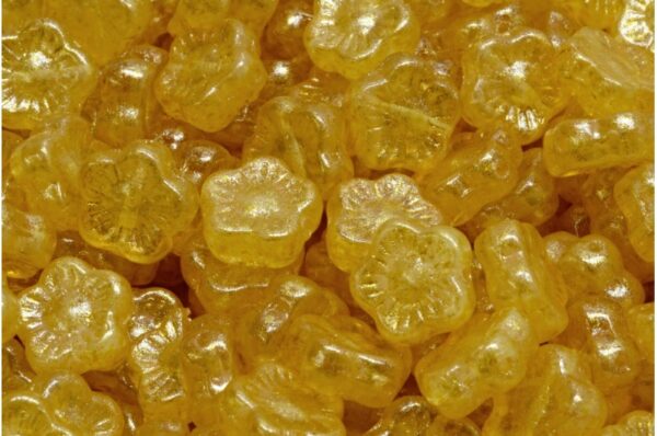 Sunset Flower Beads 10x10mm - Image 1