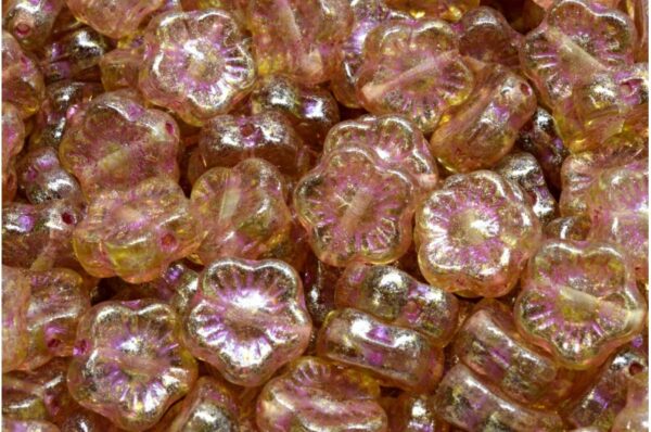 Sunset Flower Beads 10x10mm - Image 1
