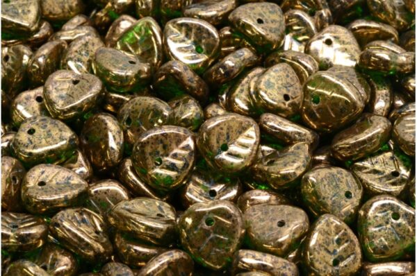 Birch Leaf Beads 9x9mm - Imagen 1
