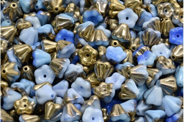 Bell Flower Beads 4x6mm - Image 1