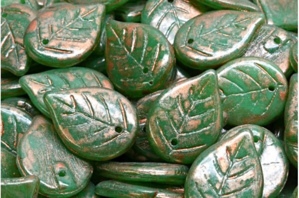 Apple Leaf Beads 18x13mm - Imagen 1