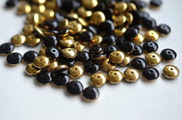 Space Disk Beads 6x6mm - Image 1
